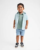 Baby And Toddler Boys Pull On Shorts - Tan