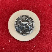 Bear Concho – Antique Silver Finish 1″