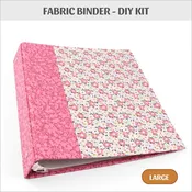 Big Fabric binder 3/4" DIY kit, cartonnage kit 176a, members only