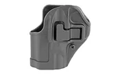 BLACKHAWK SERPA CQC Concealment Holster with Belt and Paddle Attachment, Left Hand, Matte Black, Bl/pdl MP Shield