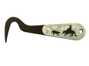 AJ Tack Antique Brown Steel Hoof Pick