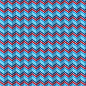 4th of July Chevron Pattern Vinyl 12" x 12"
