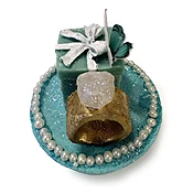 '3 Carats, Yes Please' 2-n-1 bath bomb &amp;amp; soap topper