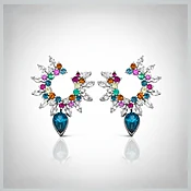 Amazonia Cocar Festa Studs