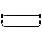36" Hilason Western Collapsible Blanket Bar 40"X22 Mm Tube Overall Black 1Pc.