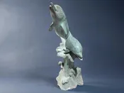 Bronze Dolphin Fountain