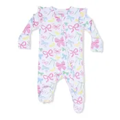 Angel Dear 2-Way Ruffle Sleeve Zipper Footie S4