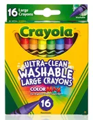 16 ct. Ultra-Clean Washable Large Crayola Crayons