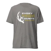 Every Inch Counts – Tri-Blend T-Shirt