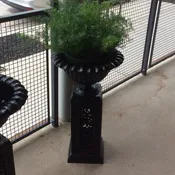 Cast Aluminum Garden Urn