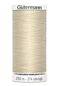 030 Bone ~ Sew-All Gutermann Polyester Thread ~ 250 Meters