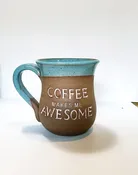 Coffee Makes me Awesome Mug — Coastal Magpie