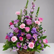 Compassionate Lavender Blooms Basket