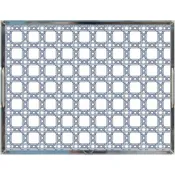 Acrylic Tray - Chippendale Border Navy