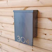Andover LG Mailbox - Raw Steel