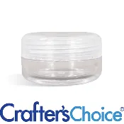 0.5 oz Clear Pot & Clear Screw Top