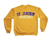 #044 St Joachim Basketball 3 - Gold Crewneck