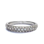 14k Diamond Wedding Band #L1304 14K