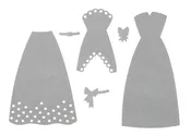 Die Cut & Embossing Stencil Wedding Dress