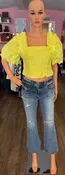 American Eagle Low-Rise Artist Stretch Jeans Size 6 Regular