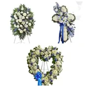3PC WHITE/BLUE CUSTOM PACKAGE WAS $650 NOW $450