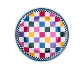 MacKenzie-Childs Jamboree Melamine Dinner Plates, Set of 4