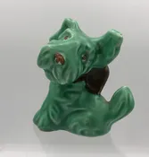 1950s Sylvac Green Scottie Dog Figurine #1119 /b