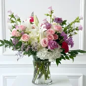 Sweet Pink Vase Tribute