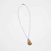 14K Seashell Trio Pendant