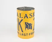 ALASKA CANISTER - Repurposed License Plate
