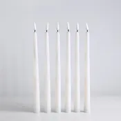 12 Yellow Flickering Remote LED Candles