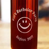 Arced Text Tall Shot Glass