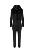 Alps Soft Velvet Fitted Jumpsuit | Black