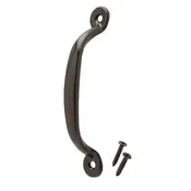 4-7/8 in. Black Light-Duty Steel Door Pull
