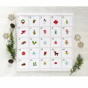 Advent Calendar Embroidery Project Panel