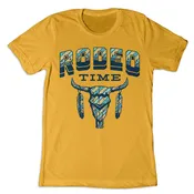 Tribal Mustard Rodeo Time T