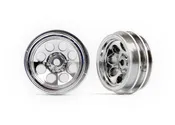 1.0" Wheels, Chrome (2)