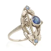 14k Gold Sapphire Ring
