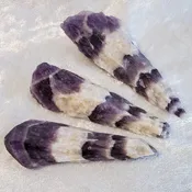 Amethyst Chevron Rough Spikes