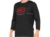 100% Airmatic 3/4 Sleeve MTB Jersey - Black-Red - Prior Season
