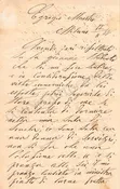 Abbadia, Luigia - Autograph Letter Signed 1888