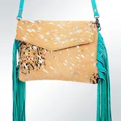 American Darling Envelope Hair-On Genuine Leather Western Women Bag Handbag Purse | for Cute