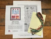 Old Salem Mini Sampler Counted Cross Stitch Kit