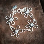 Blossom Bracelet- All Sterling Silver