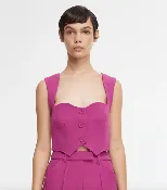 Acler Barcroft Top in Plum