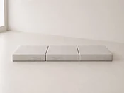5 inch Shikibuton - Natural Hybrid, Latex Folding Foam Bed - Latex Core