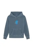 Kid's Love Blue Hooded Sweatshirt