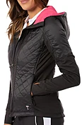 Black Hooded Windbreaker Jacket
