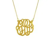 MEDIUM STERLING MONOGRAM