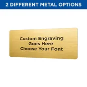 1x3 Brass Plate